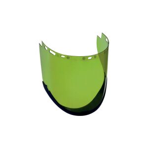 Polikarbonát arcvédő, fröccsöntött, Zöld szín, VISORF14V2 146329363 - Arcvédő