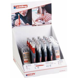 Építő ceruza e-8880 + asztalos ceruza e-8890 EDDING, 30 db, kijelző