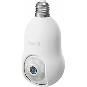 Hombli smarte outdoor Kamera, Bulb Cam 2K, alb 146329788 - Decorațiuni