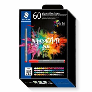Staedtler Pigment Arts Pen filctoll Több színű 60 db