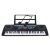 Keyboard z trybem nauki dla dzieci 5+ Stojak na nuty Mikrofon + Nagrywanie - model nr 6161 146330168