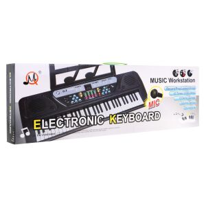 Tastatur mit Lernmodus für Kinder ab 5 Jahren, Notenständer, Mikrofon, Aufnahme — Modell Nr. 6161 146330168 - Kunst & Hobby