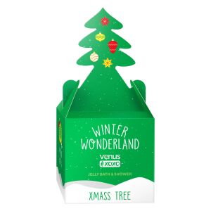 VENUS Xoxo Ajándék szett - Winter Wonderland Jelly Bath & Shower karácsonyfa