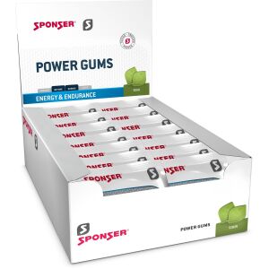 SPONSER POWER GUMS energiaitaló ízesített cukorkák enyhe ecetes-savas ízű (doboz 20 csomag x 75g) (ÚJ 2025)