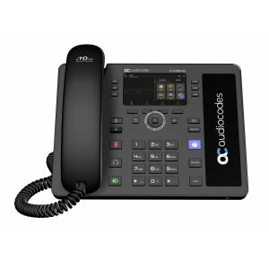 AudioCodes C435HD VoIP telefon Fekete LCD 146330347 - VoIP berendezés