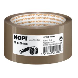tesa NOPI Packband Classic 66m 50mm brun 146330596 - Benzi adezive