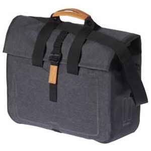 Basil Sakwa miejska pojedyncza URBAN DRY BUSINESS BAG 20L, mocowanie na haki, wodoodporny poliester, charcoal melee (BAS-17661) 146330673 - Akcesoria rowerowe
