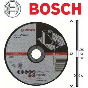 Disc Expert pentru Inox, Ø 150mm (Alezaj 22,23mm, AS 46 T INOX BF, drept) 146331100 - Instrument