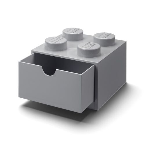 Lego Brick 4 Desk Drawer szary 146331201