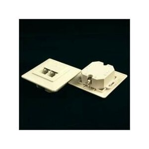 Gniazdo podtynkowe kompletne 2xRJ45 8p8c FTP Cat6 Netrack 146331313 - Connector & Dugalj