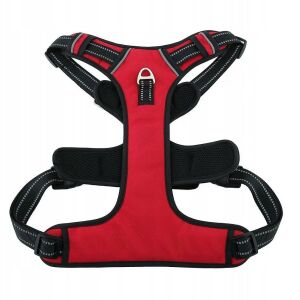 Kutya mellény OXFORD A L méret piros-fekete