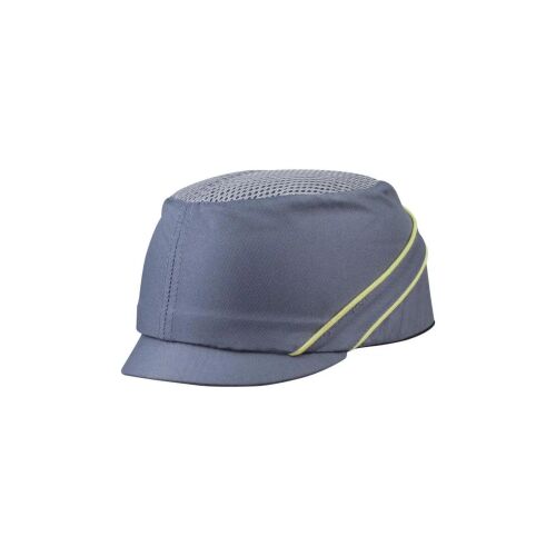 Könnyű szellőztetett sisak, poliészter és pamut anyagból, polietilén sisakkal, szürke-sárga szín, állítható méret TETE COLTAAIGRMI