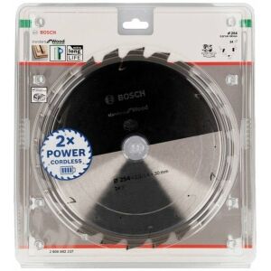 Bosch fűrészkorong PRO Wood vezeték nélküli akkumulátoros körfűrészhez, 254 × 2,2 × 30 mm, T24