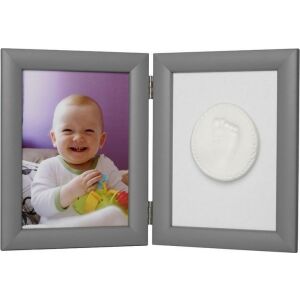 ODCISK BOBASA-RAMKA Z GLINKĄ SZARA 146331865 - Ramka na zdjęcia