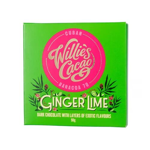 Willie's Cacao - Gyömbér és Lime Csokoládé 70% - Gyömbér Lime Kuba 50g 146331870