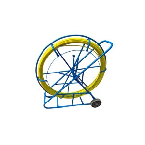 Telecomandă FRP din fibră de sticlă pentru tragerea cablurilor Ø8mm, 150m cu roți Q-LANTEC 146332196 - Echipamente electrice