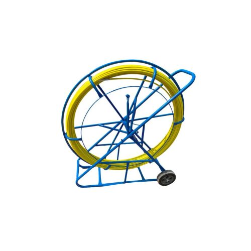 Telecomandă FRP din fibră de sticlă pentru tragerea cablurilor Ø8mm, 150m cu roți Q-LANTEC 146332196