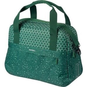 BASIL FLAIR CARRY ALL BICYCLE BAG táska, KAMPÓS RÖGZÍTÉS, 18L, Vízálló, Zöld (ÚJ 2025)