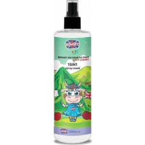 RONNEY_Kids On Tour To Italy 15in1 Spray Mask spray maszk összekuszált és száraz gyermekhajra Lédús Cseresznye 285ml
