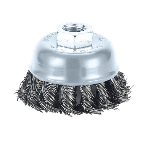 Elülső drótkefe 100 mm, csavart drót, acél, M14 146332838