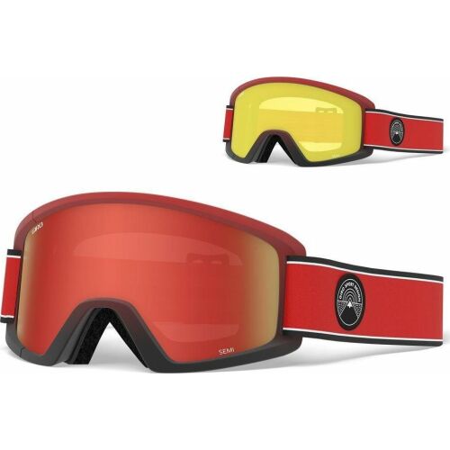 Giro Téli szemüveg GIRO SEMI RED ELEMENT (Tükröződő színes üveg AMBER SCARLET 40% S2 + Színes üveg YELLOW 84% S0) (ÚJ) 146333159