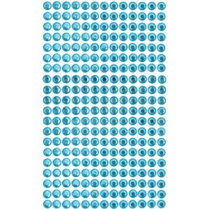 Selbstklebende Kristalle blau 6 mm 260 Stück 146334001 - Nageldesign