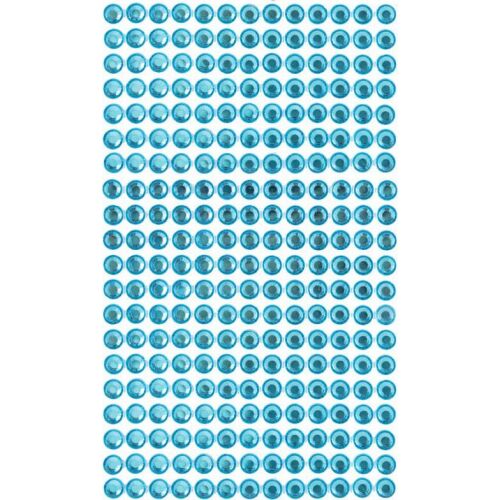 Selbstklebende Kristalle blau 6 mm 260 Stück 146334001