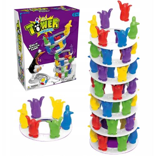 Ügyességi játék Pingvinek a toronyban 3 éves kortól