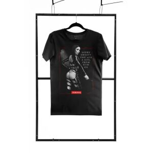 T-shirt men black S regular 146334250 - Dla mężczyzn