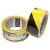 FIGYELMEZTETŐ SZALAG FEKETE-SÁRGA 48*33M ÖNRAGASZTÓ 146334673