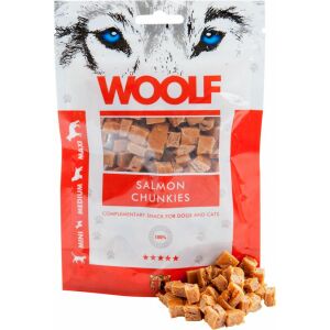 WOOLF Delicacy Bucăți de somon pentru câine 100g 146334684 - Momeală pentru recompensarea câinilor
