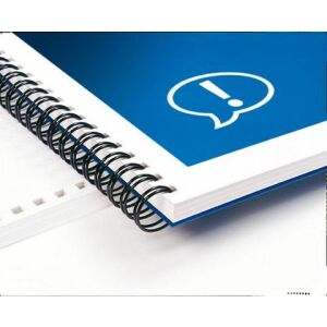 Spirale GBC Dosare sârmă 34 spire, 8mm, alb 100 buc 146334793 - Consumabile pentru capsator