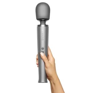 Le Wand Massager Grey - Többfunkciós masszázs 20 üzemmóddal, szürke