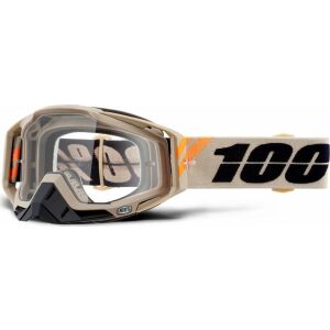 100% Szemüveg 100% RACECRAFT POLIET (Átlátszó Anti-Fog lencse + 10 csík) (NEW) 146334947 - Síelés