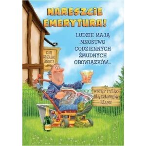 Tendință Card Pensionare mare TDF16 146334948 - Felicitări, invitații