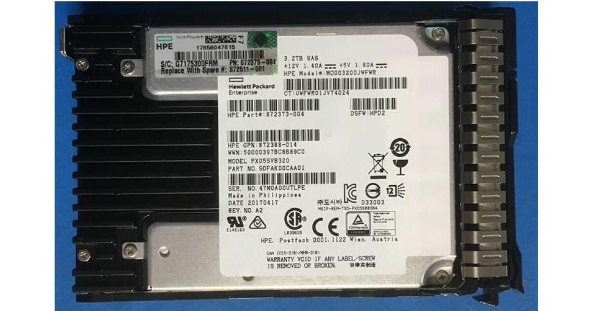 005052320 EMC FLASH SSD 3.2TB / SAS 12G / 2.5 SFF