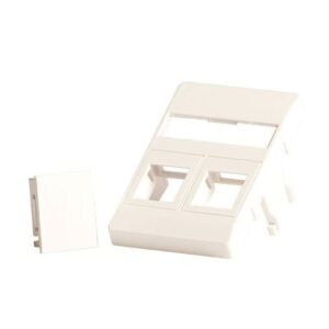 213048826 Lanview Placa de perete 2 x keystone pt 146335682 - Conectori și mufe