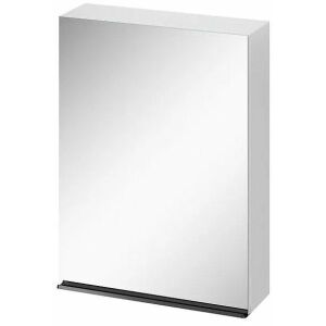 Cersanit S522-014 TÜKÖRSZEKRÉNY VIRGO 60 FEHÉR FOGÓ FEKETE ÖSSZESZERELT // CER.VIRGO-TÜKÖR-60-FEH-FOG-FEK