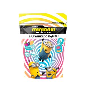 - Fürdőszín Minionok színezők 9x16g málna, pummelo, eper