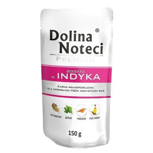 DOLINA NOTECI Premium bogata w indyka - mokra karma dla psa - 150g 146335990 - Karma dla psów