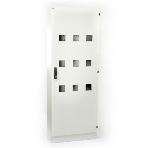 Mérőszekrény fali 9 mérő 3F ALFA-TL-9,0