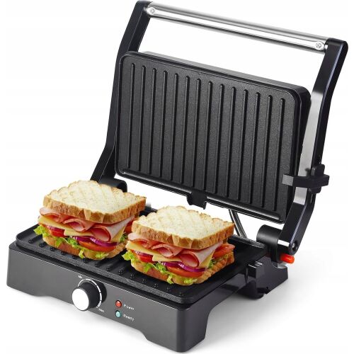 LTC elektromos grill 1500W 180*-os nyitás INOX 146337018
