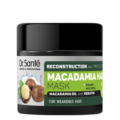 DR. SANTE Macadamia Hajregeneráló Maszk makadámia olajjal és keratinnal 300 ml 146337088