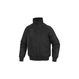 Szélkabát PU bevonatú poliészter oxfordból lehúzható ujjakkal RENO2, szín: fekete, méret: M / RENO2NOTM