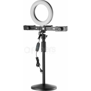 FreePower Vlog LED asztali készlet okostelefon tartókkal