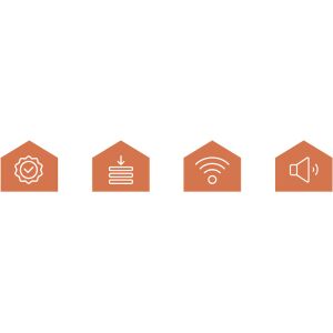 Ruhhy ionizálós légtisztító WiFi vezérléssel, 24,5x24,5x52,5cm - fehér 146337965 - Baba egészség