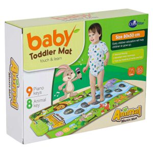 Zenés fejlesztő szőnyeg gyerekeknek - 80x50cm 146338124 - Zenélő játék