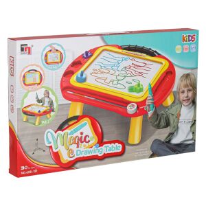 Mágneses játék rajzasztal kiegészítőkkel - 28x30x19cm 146338189 - Baba & Tipegő