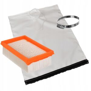 Filtru și sac de praf reutilizabil și lavabil pentru aspiratoarele Karcher WD WD4 WD5 WD6 cu închidere cu fermoar (înlocuiește numărul articolului 2.863-006.0) 146348345 - OEM Saci de praf
