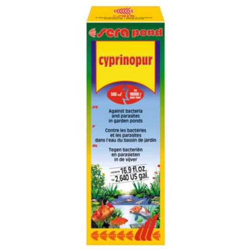 Sera Pond Cyprinopur - Tavi vízkezelőszer baktériumok és paraziták ellen (500ml) 146349745